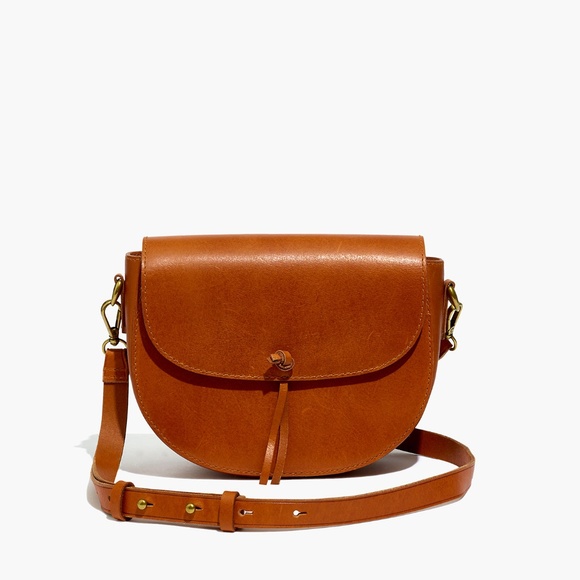 Madewell Handbags - New MADEWELL The Elsewhere Tie Saddlebag Leather